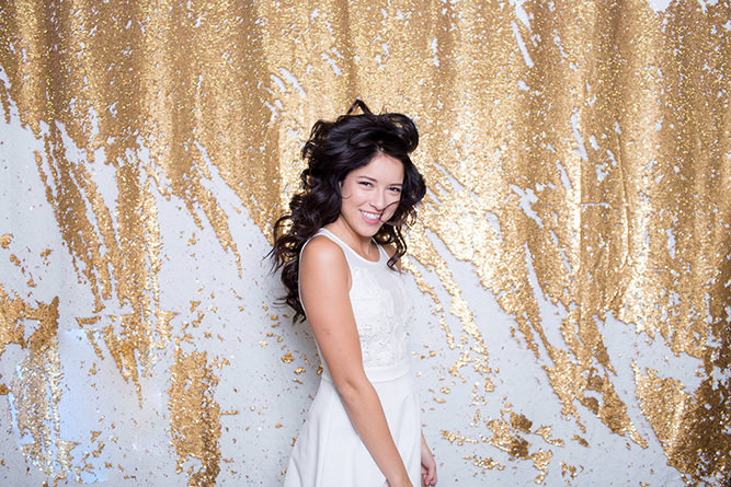 photo-booth-rental-with-mermaid-sequin-backdrop-Denver CO